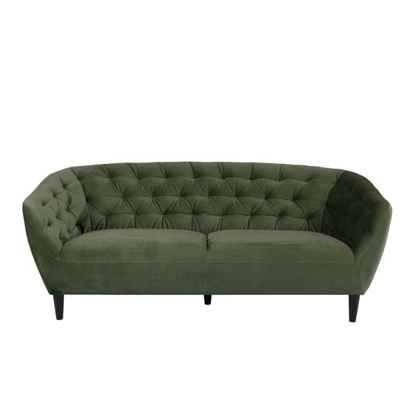 Sofa 3osobowa Ria Velvet forest green - ACTONA