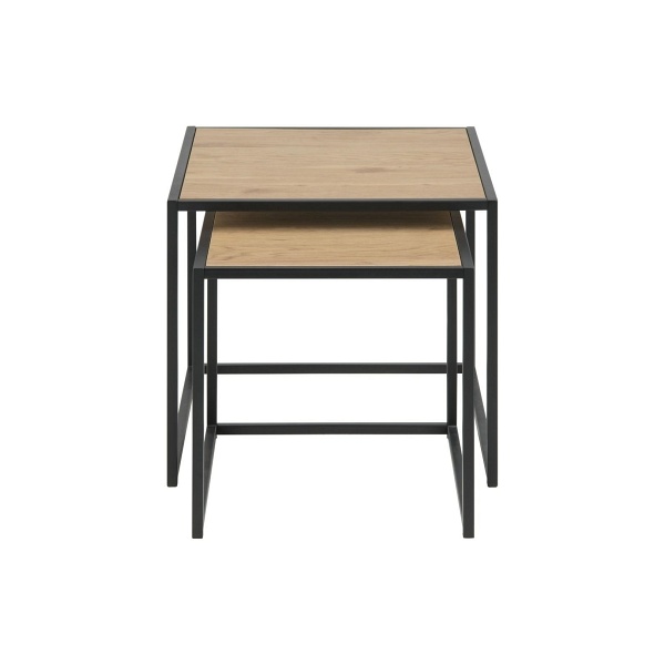 Zestaw stolików kawowych Seaford dąb nat uralny - ACTONA