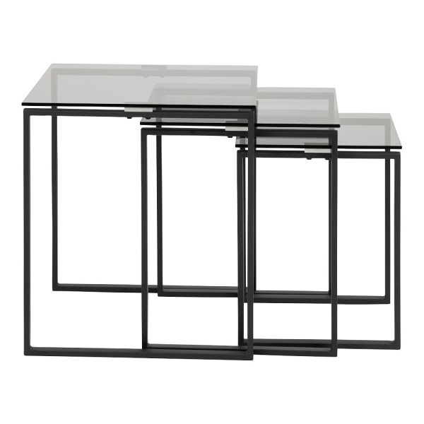 Zestaw stolików Katrine szary - ACTONA