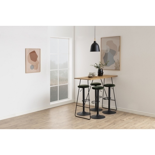 Stołek barowy Finch VIC Forest green - ACTONA