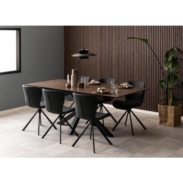 Krzesło obrotowe Batilda-A1 szary ciemny - ACTONA