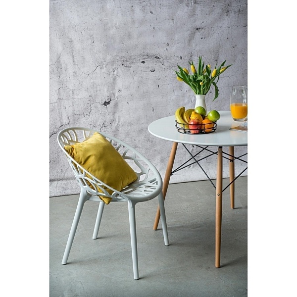 Stół DTW 100 cm, blat biały - Intesi