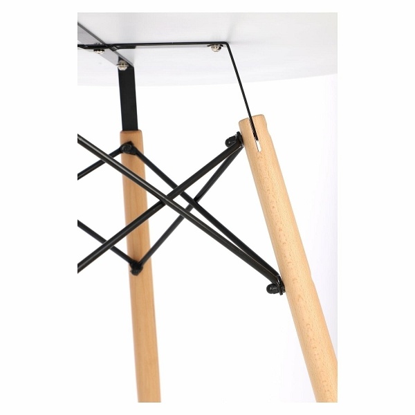 Stół DTW 100 cm, blat biały - Intesi