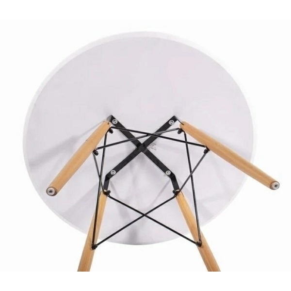 Stół DTW 100 cm, blat biały - Intesi