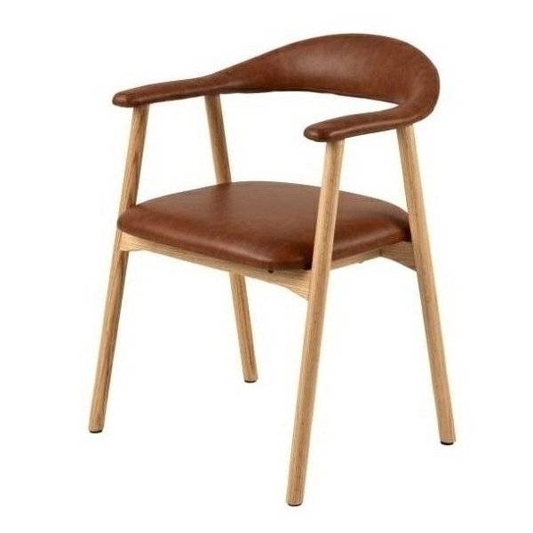 Krzesło Addi brandy PU - ACTONA