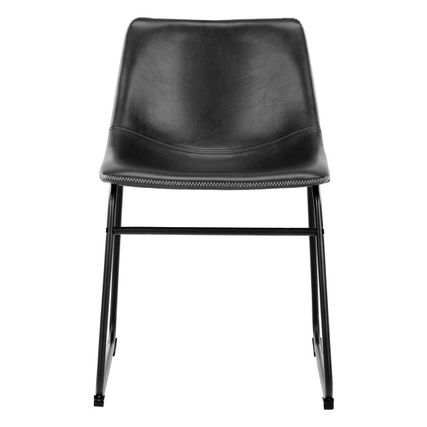 Krzesło Oregon czarne PU - ACTONA