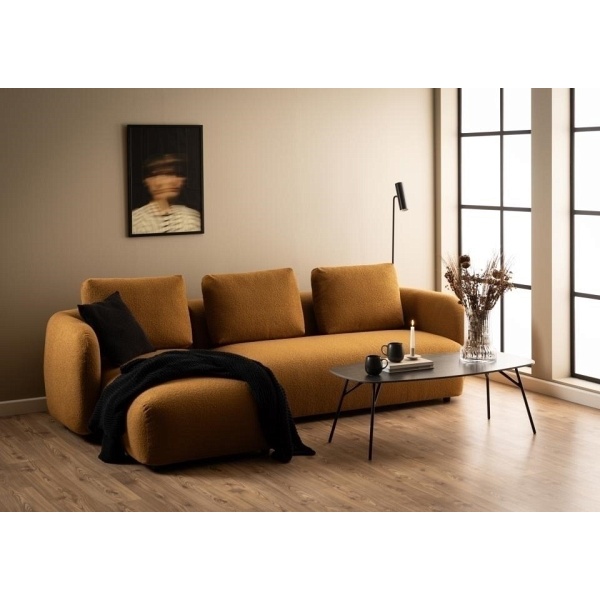 Stolik kawowy Caracas 120x60cm czarna ceramika - ACTONA