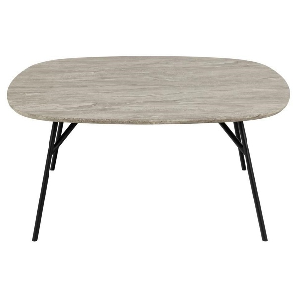 Stolik kawowy Caracas 90x90cm szary marmur - ACTONA