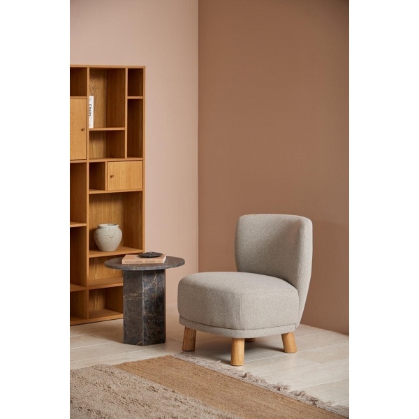 Stolik Naxos marmur ciemny brązowy - ACTONA