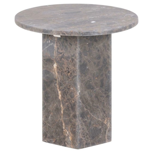 Stolik Naxos marmur ciemny brązowy - ACTONA