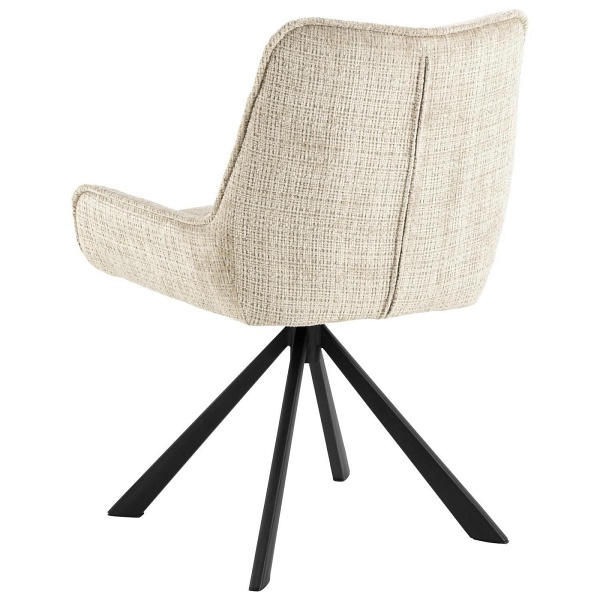 Krzesło Eddie obrotowe beżowe Juto 4 - ACTONA