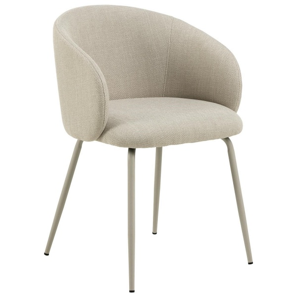 Krzesło Eleonor beżowe Basel 24 beżowa podstawa - ACTONA