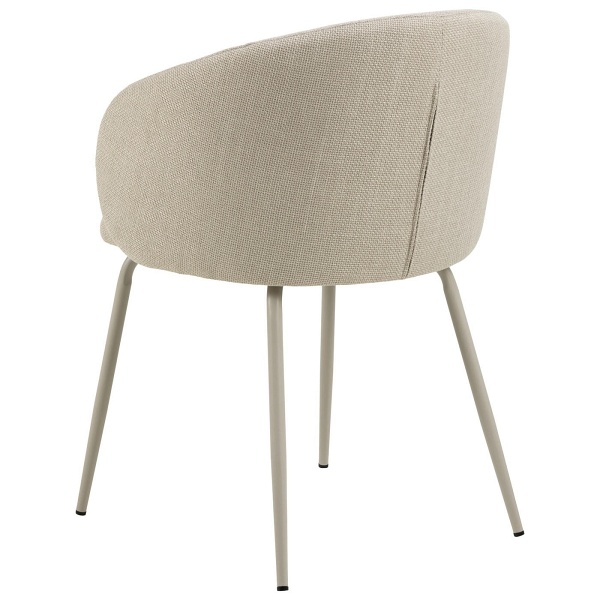 Krzesło Eleonor beżowe Basel 24 beżowa podstawa - ACTONA