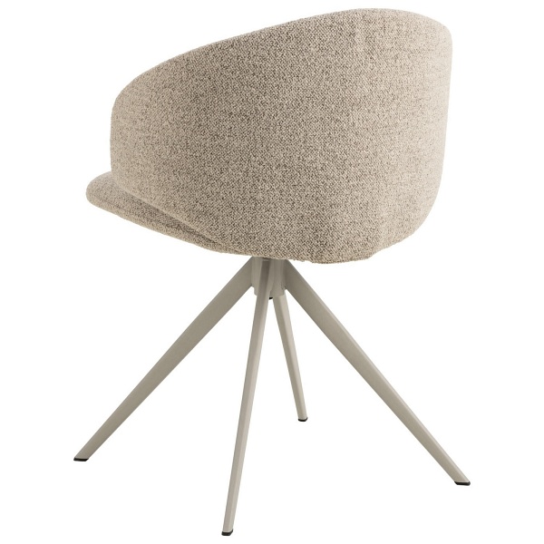 Krzesło Ella beżowe Monza 60 beżowa podstawa - ACTONA
