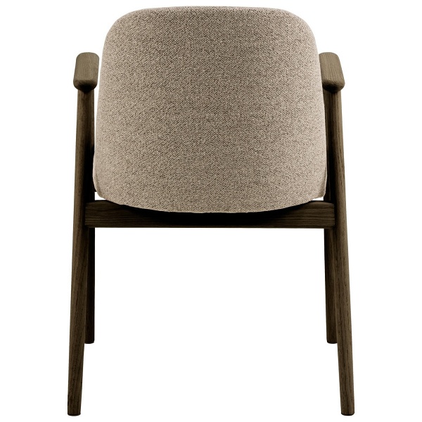 Krzesło Leo beżowe/ dąb dymiony Monza 60 - ACTONA