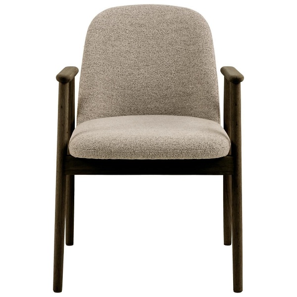 Krzesło Leo beżowe/ dąb dymiony Monza 60 - ACTONA