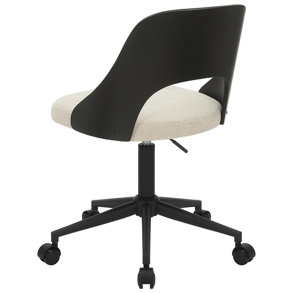 Fotel biurowy Lucy czarny/ beżowy Apia 453 - ACTONA