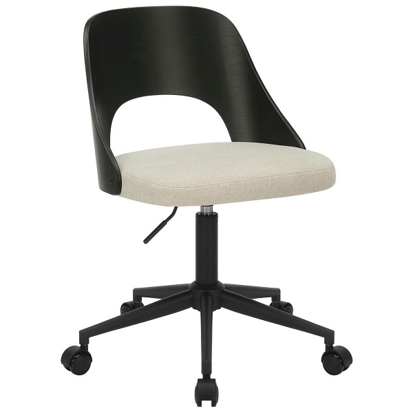 Fotel biurowy Lucy czarny/ beżowy Apia 453 - ACTONA