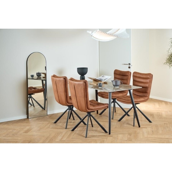 Stół Wicklow 140x80cm polerowana ceramika Aberta - ACTONA