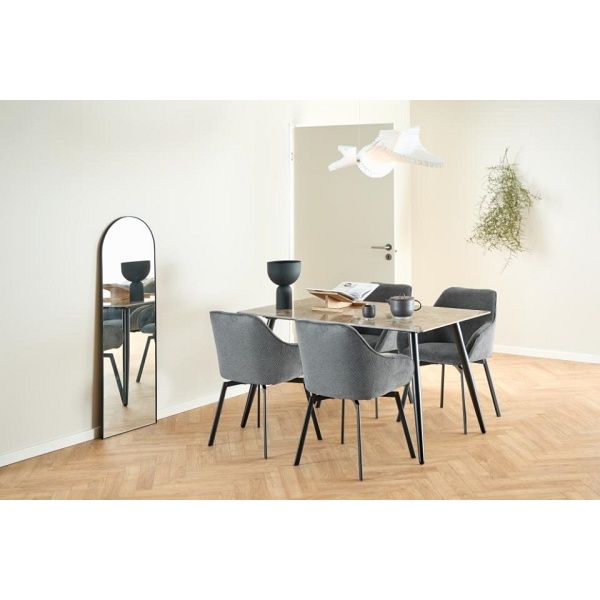 Stół Wicklow 140x80cm polerowana ceramika Aberta - ACTONA