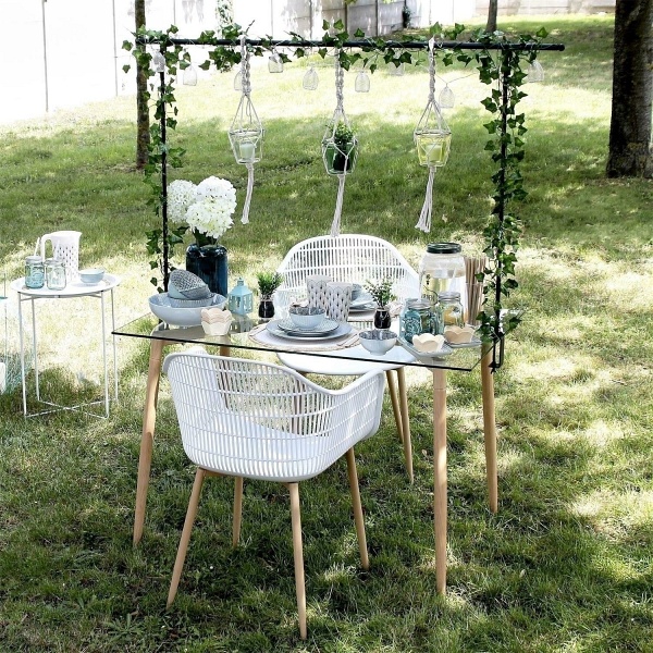 Drążek do dekoracji stołu BRO czarny - Intesi