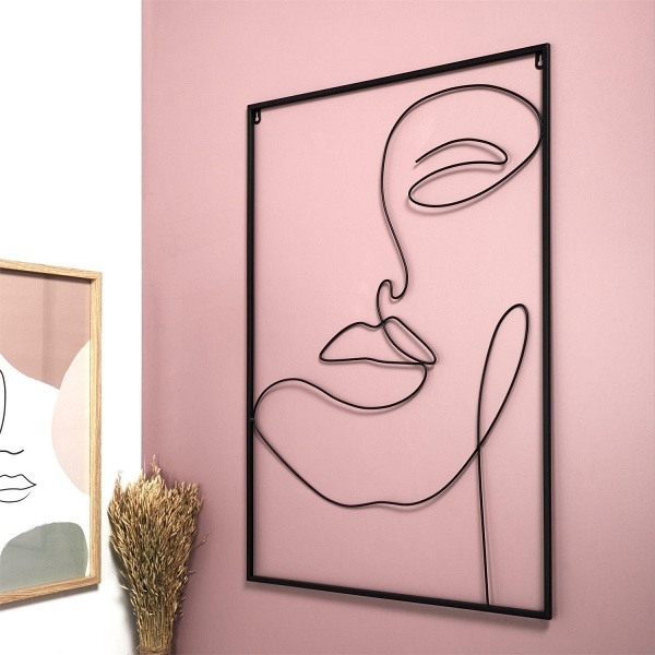 Obraz metalowy Arty czarny - Intesi