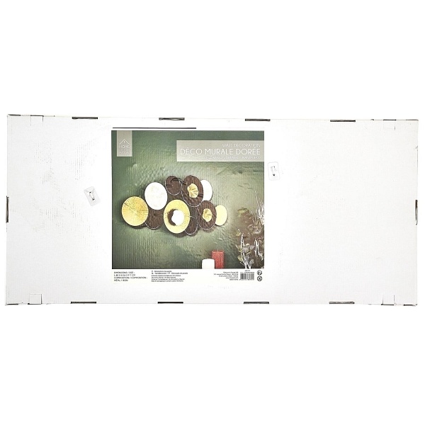 Dekoracja ścienna Anemone złota/ czarna - Intesi