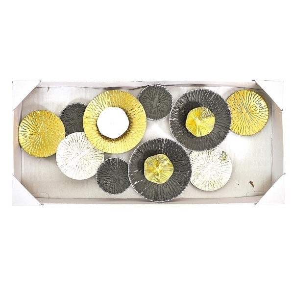 Dekoracja ścienna Anemone złota/ czarna - Intesi