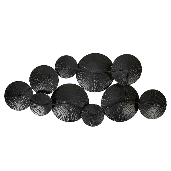 Dekoracja ścienna Anemone złota/ czarna - Intesi