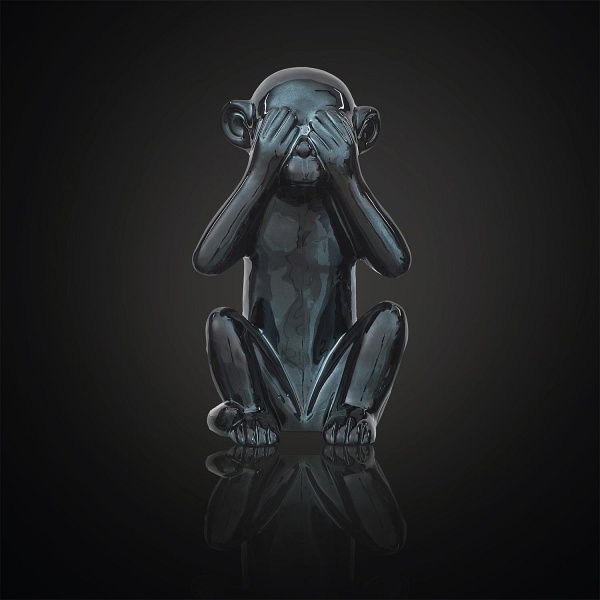 Figurka Monkey czarna L - Intesi