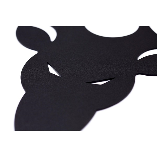 Wieszak ścienny Poroże czarny - Intesi