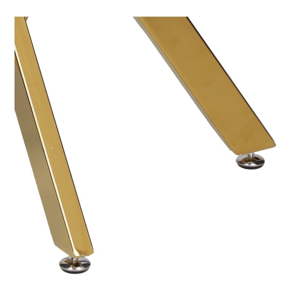 Stolik kawowy Amber 60cm transparentny/ złoty - Intesi