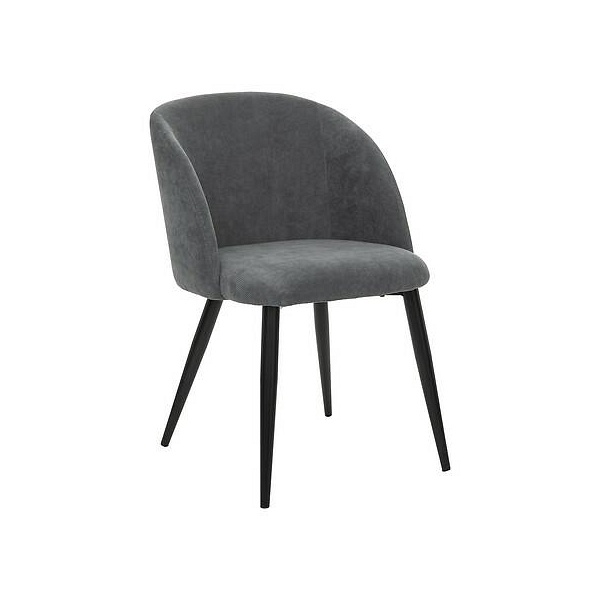 Fotel Celeste szary/nogi czarne - Nordivo