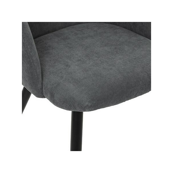 Fotel Celeste szary/nogi czarne - Nordivo