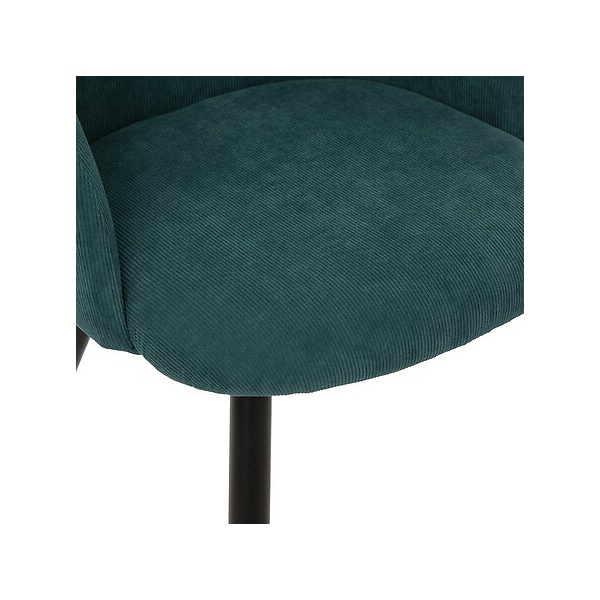 Fotel Celeste morski/nogi czarne - Nordivo