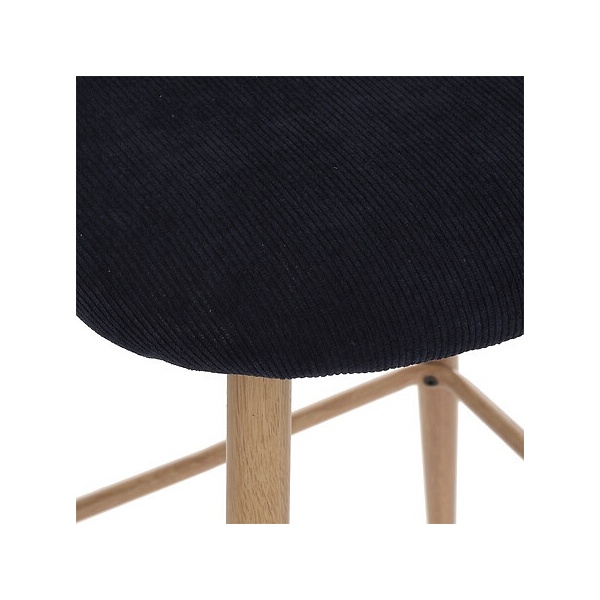 Krzesło barowe Celeste granatowe - Nordivo