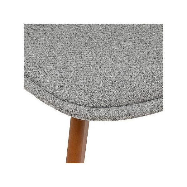 Krzesło Baya szare tapicerowane - Nordivo