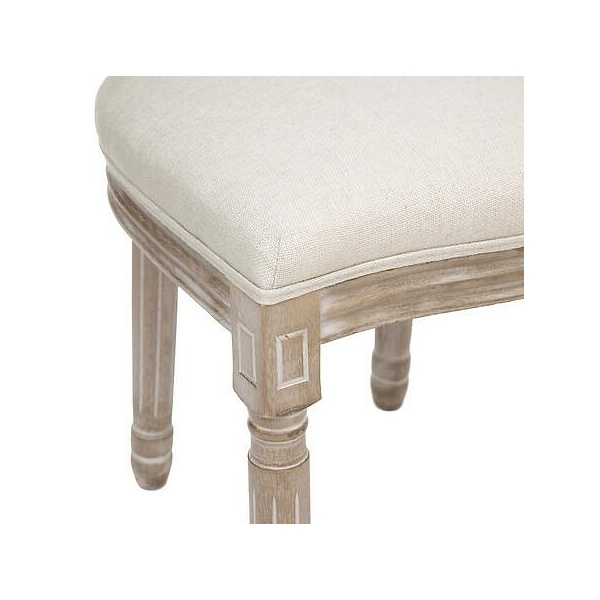 Krzesło Cleon beżowe/bielone - Nordivo