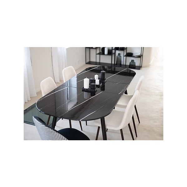 Krzesło Roka boucle białe - Nordivo