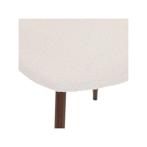 Krzesło Roka boucle białe - Nordivo