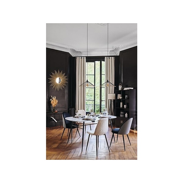 Krzesło Roka boucle białe - Nordivo