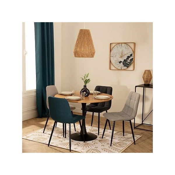 Krzesło Sirac szare jasne - Nordivo