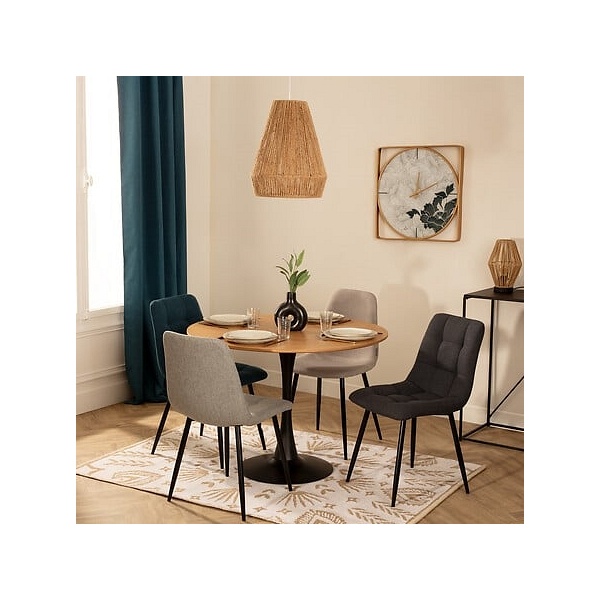 Krzesło Sirac szare ciemne - Nordivo