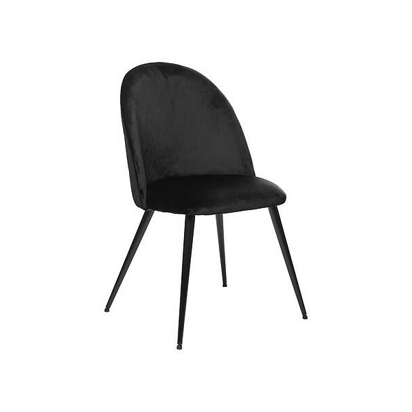 Krzesło Slano VIC czarne/nogi czarne - Nordivo