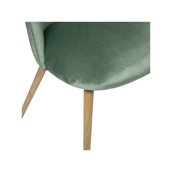 Krzesło Slano VIC szałwiowe/nogi naturalne - Nordivo