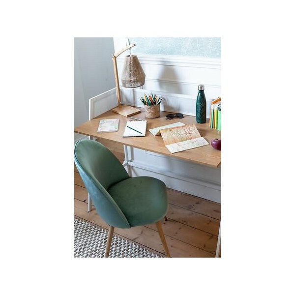 Krzesło Slano VIC szałwiowe/nogi naturalne - Nordivo