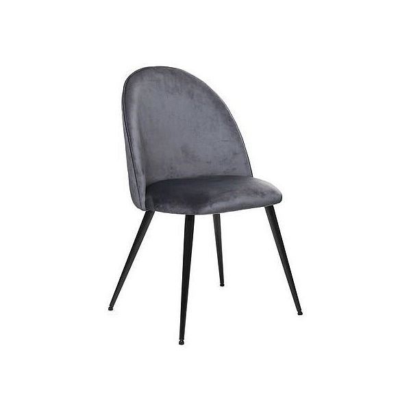 Krzesło Slano VIC szare/nogi czarne - Nordivo