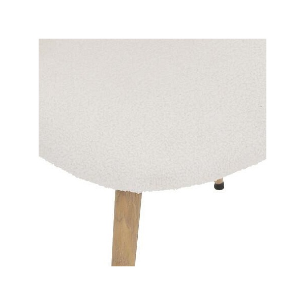 Krzesło Slano boucle białe - Nordivo