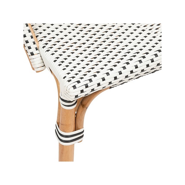 Krzesło Trecia białe/ naturalne - Nordivo