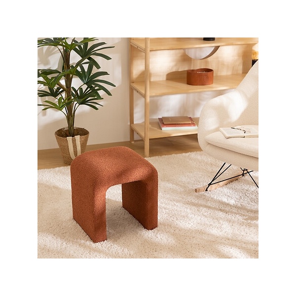 Podnóżek Sevi boucle terracotta - Nordivo